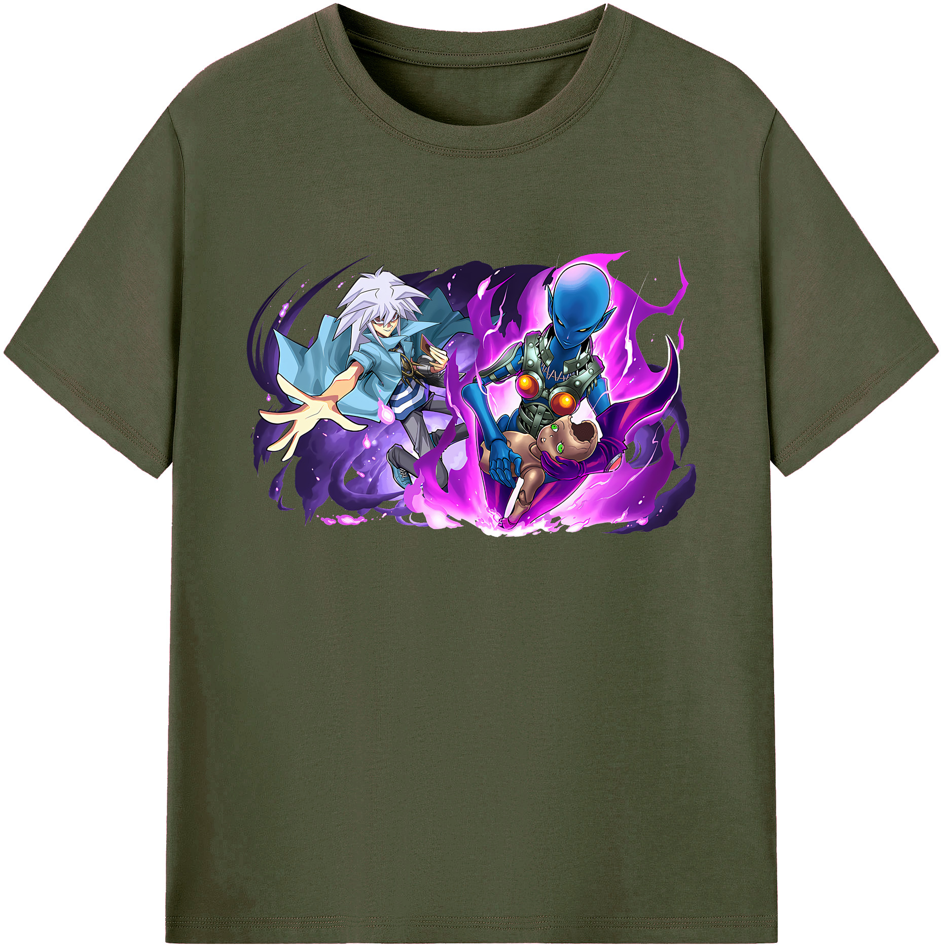 （画像用） 遊☆戯☆王 Yu-Gi-Oh! 綿100％ メンズ半袖Tシャツ｜肌触りやわらか＆通気性